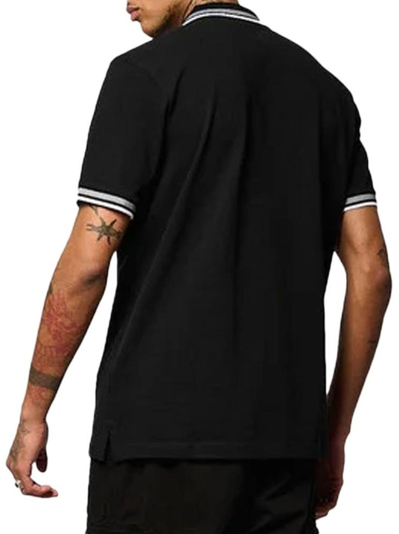 Polo homme kaporal Noir - Kiabi
