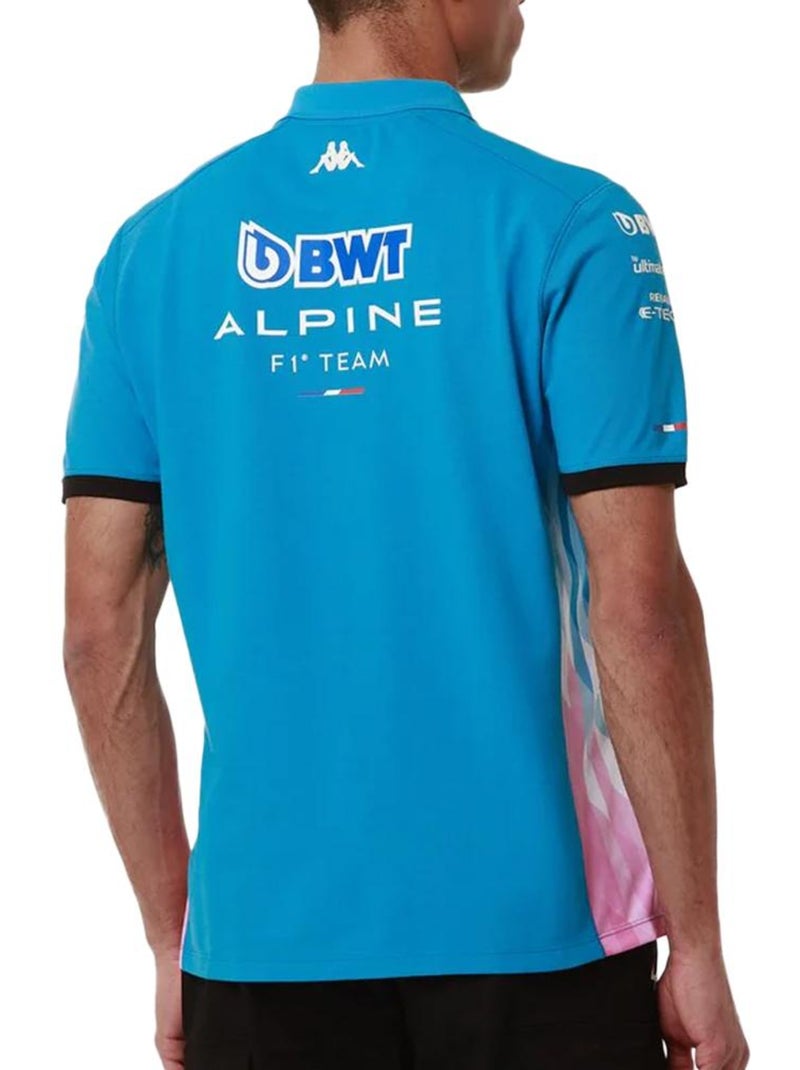 Polo Homme Kappa Bleu turquoise - Kiabi