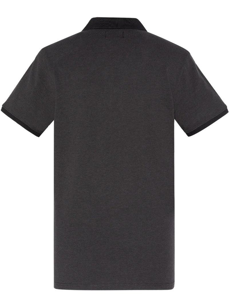 Polo homme schott Noir - Kiabi