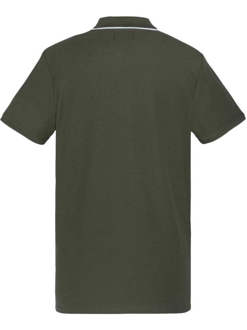 Polo Homme Schott Vert kaki clair - Kiabi