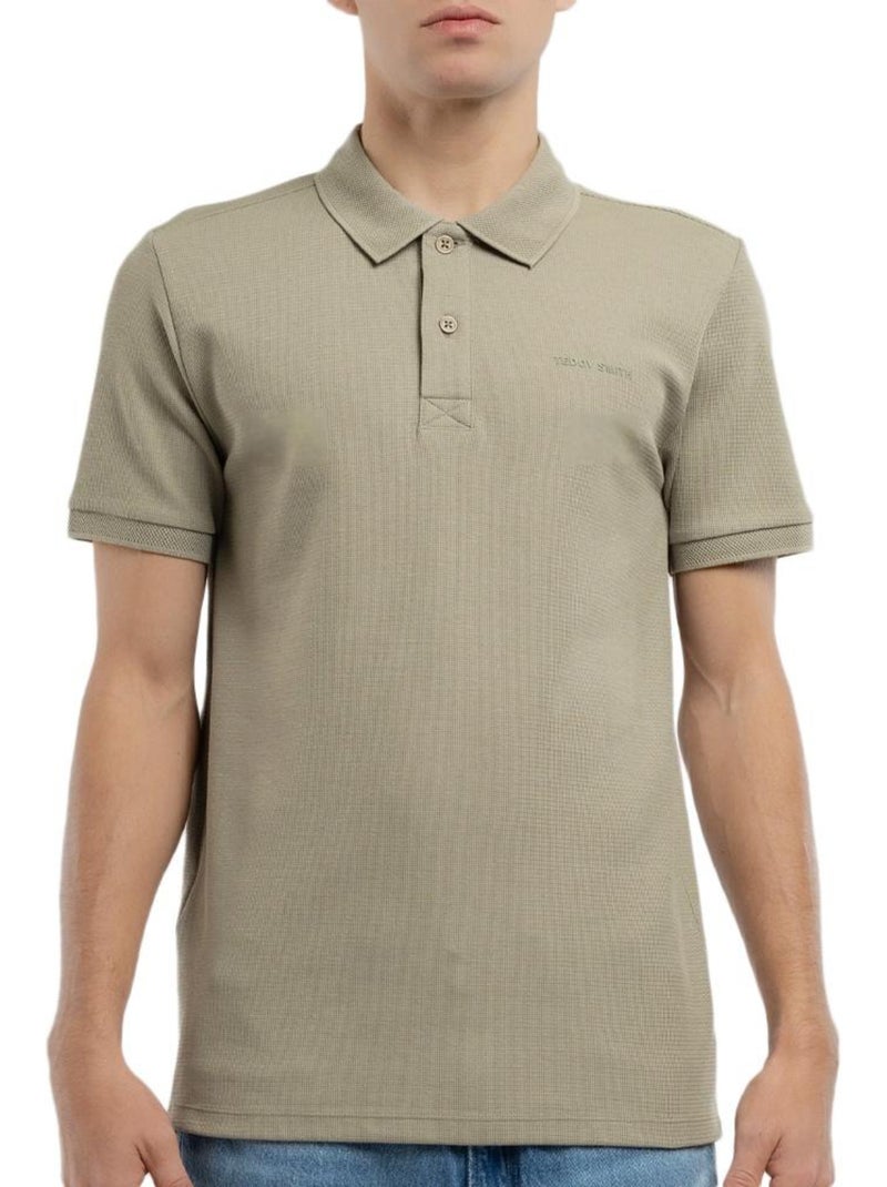 Polo homme teddy smith Vert kaki clair - Kiabi