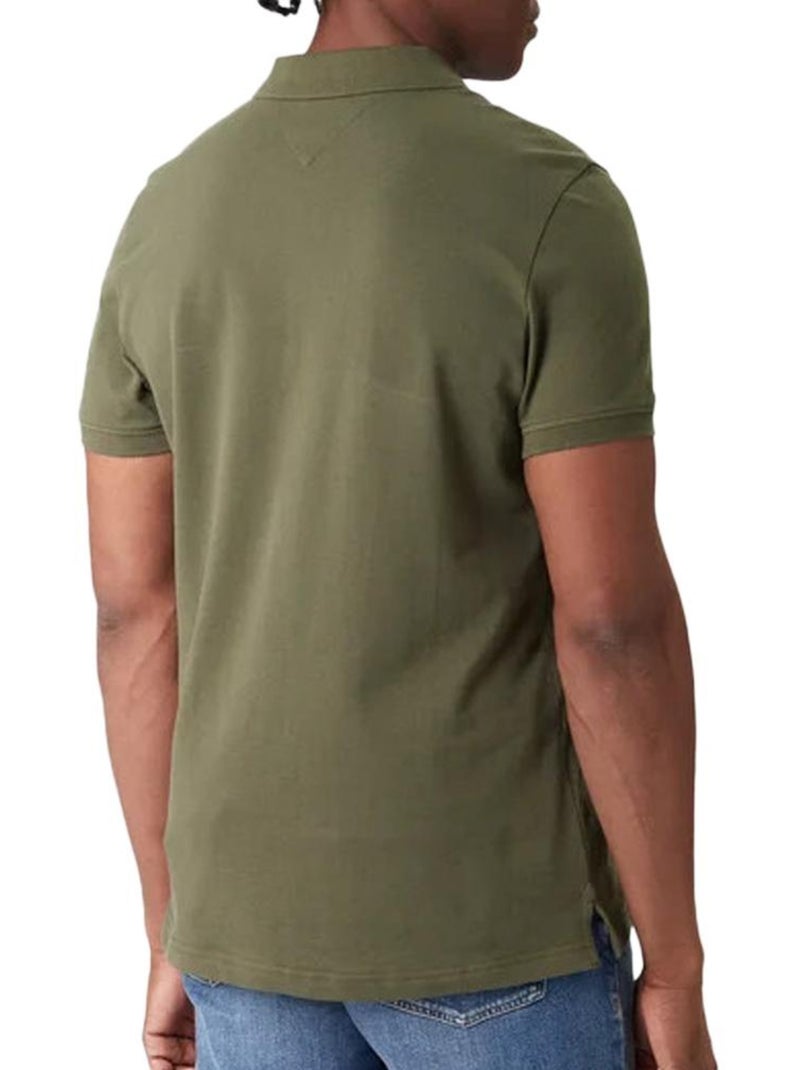 Polo Homme Tommy Hilfiger Vert kaki clair - Kiabi
