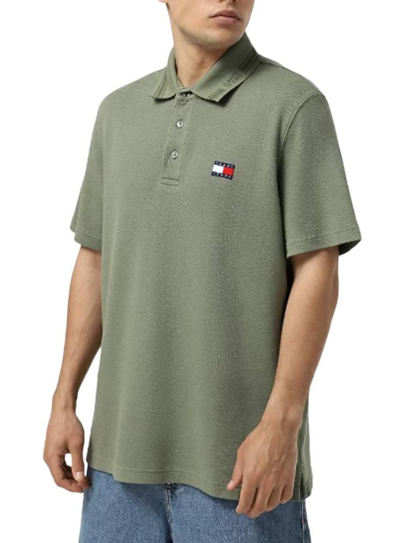 Polo Homme Tommy Hilfiger Vert kaki clair - Kiabi