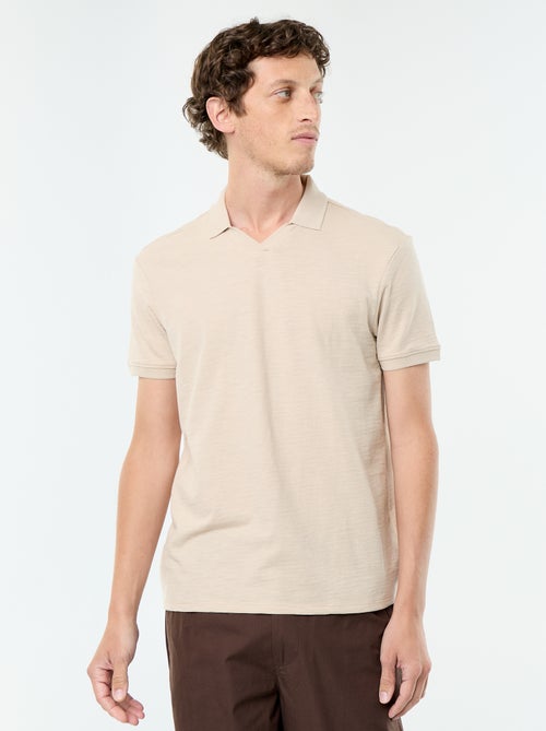 Polo homme uni à manches courtes - Kiabi Polo homme uni à manches courtes - Kiabi
