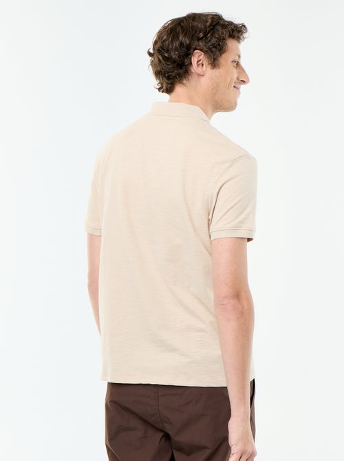 Polo homme uni à manches courtes - Kiabi Polo homme uni à manches courtes - Kiabi