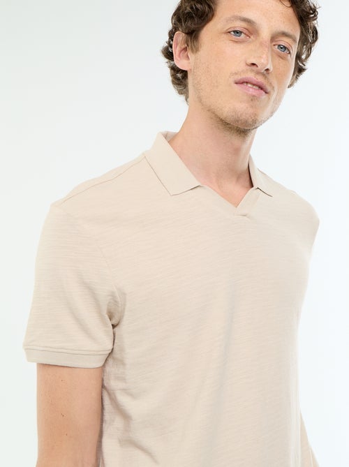 Polo homme uni à manches courtes - Kiabi Polo homme uni à manches courtes - Kiabi