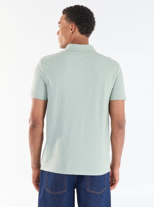 Polo homme uni à manches courtes - Kiabi Polo homme uni à manches courtes - Kiabi