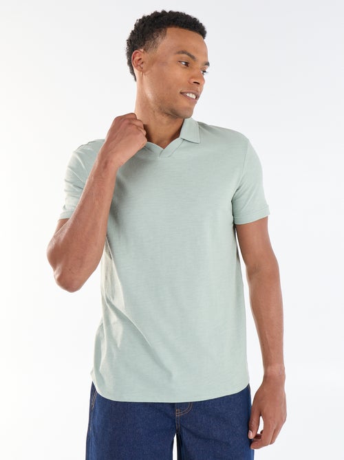Polo homme uni à manches courtes - Kiabi Polo homme uni à manches courtes - Kiabi