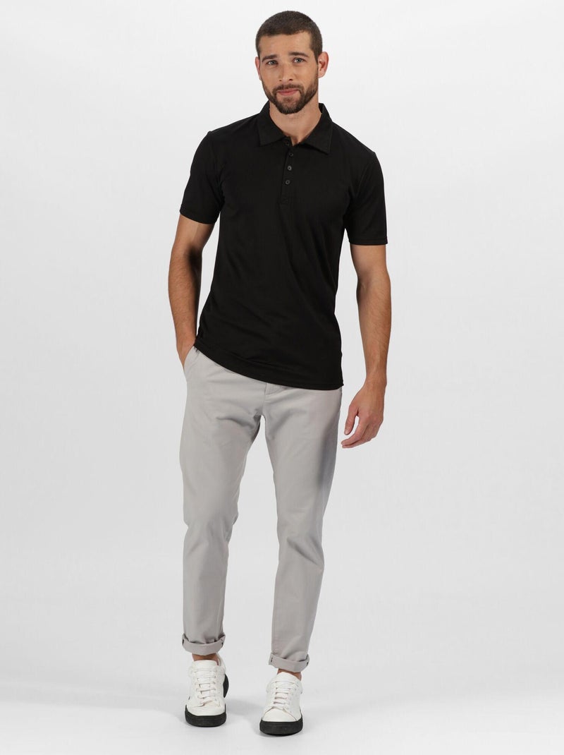 Polo honestly made - regatta Noir - Kiabi