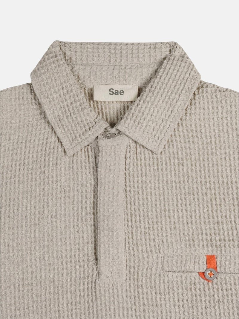 Polo ifra  femme - sae paris Beige - Kiabi