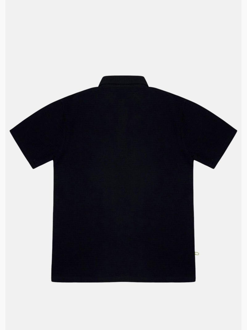 Polo ifra  homme - sae paris Noir - Kiabi