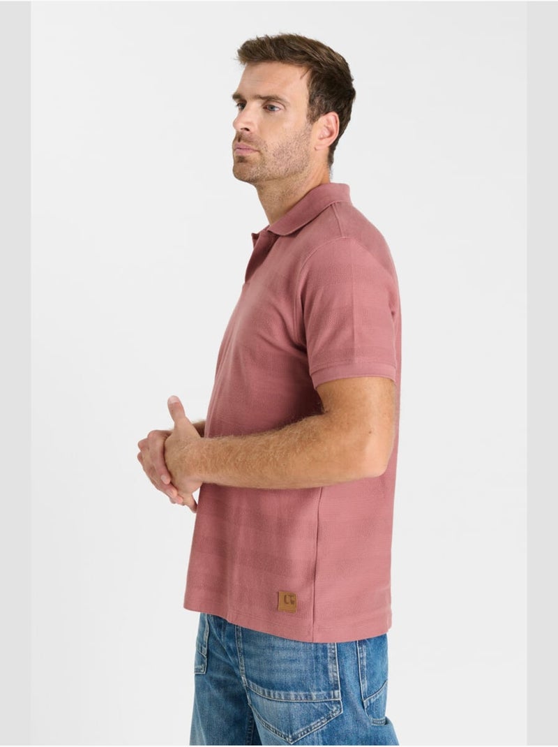 Polo IMPO 'Le Temps Des Cerises' Rose - Kiabi