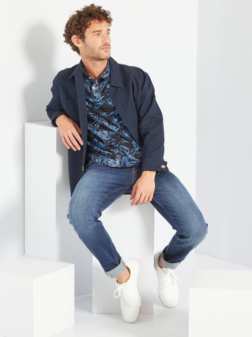 Polo imprimé 'tropical' - Kiabi