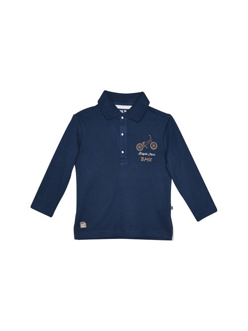 Polo jersey manches longues Pascalin - Kiabi