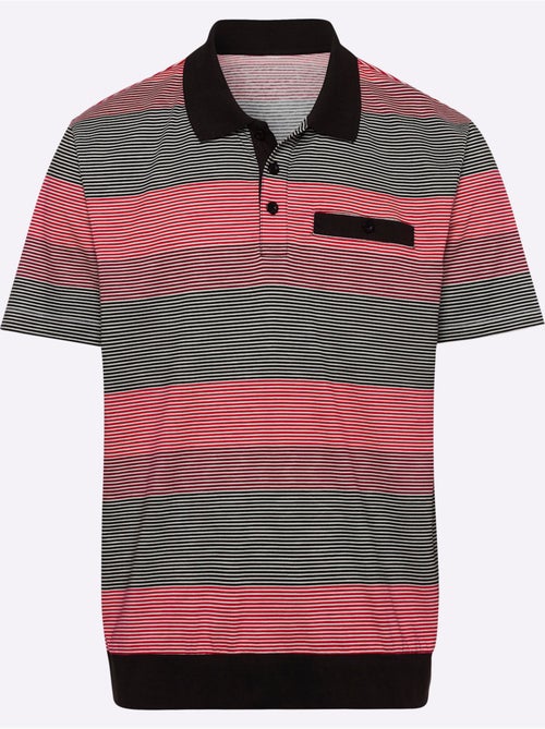 Polo Joli Motif à Rayures - Taille Standard - Moda Vilona - Kiabi Polo Joli Motif à Rayures - Taille Standard - Moda Vilona - Kiabi
