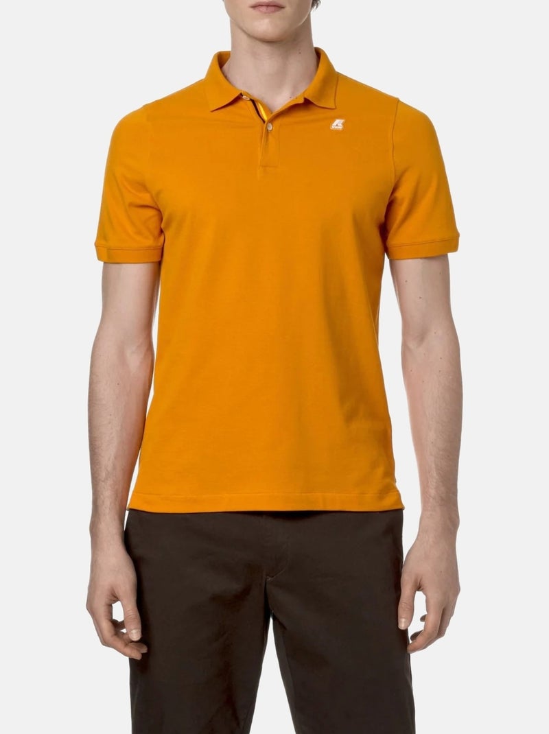 Polo K-Way manches courtes Orange - Kiabi