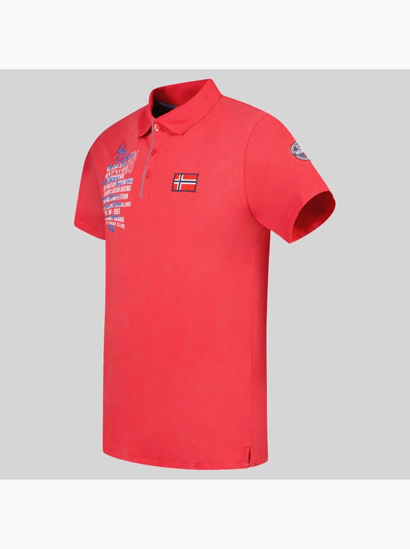 Polo kancre – geographical norway Rouge - Kiabi