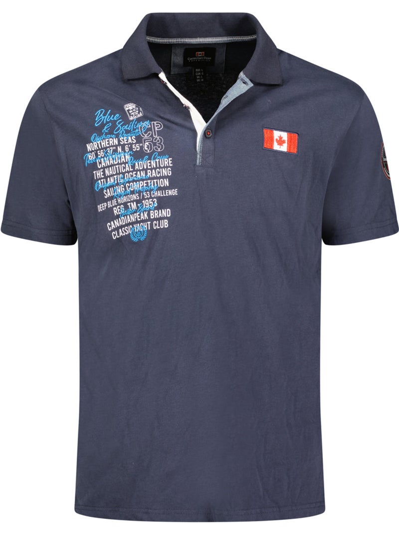 Polo kancreak – canadian peak Bleu marine - Kiabi