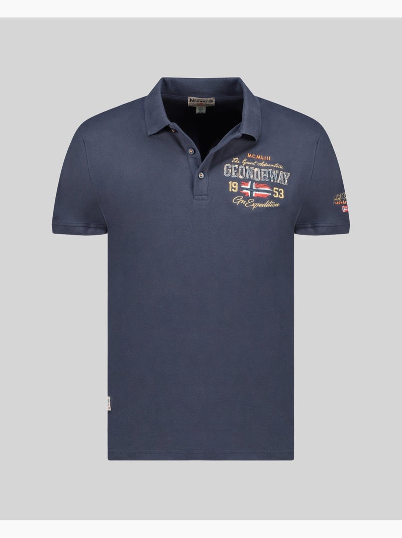 Polo kapuccino – geographical norway Bleu marine - Kiabi