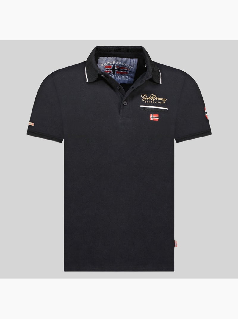 Polo kara – geographical norway Noir - Kiabi