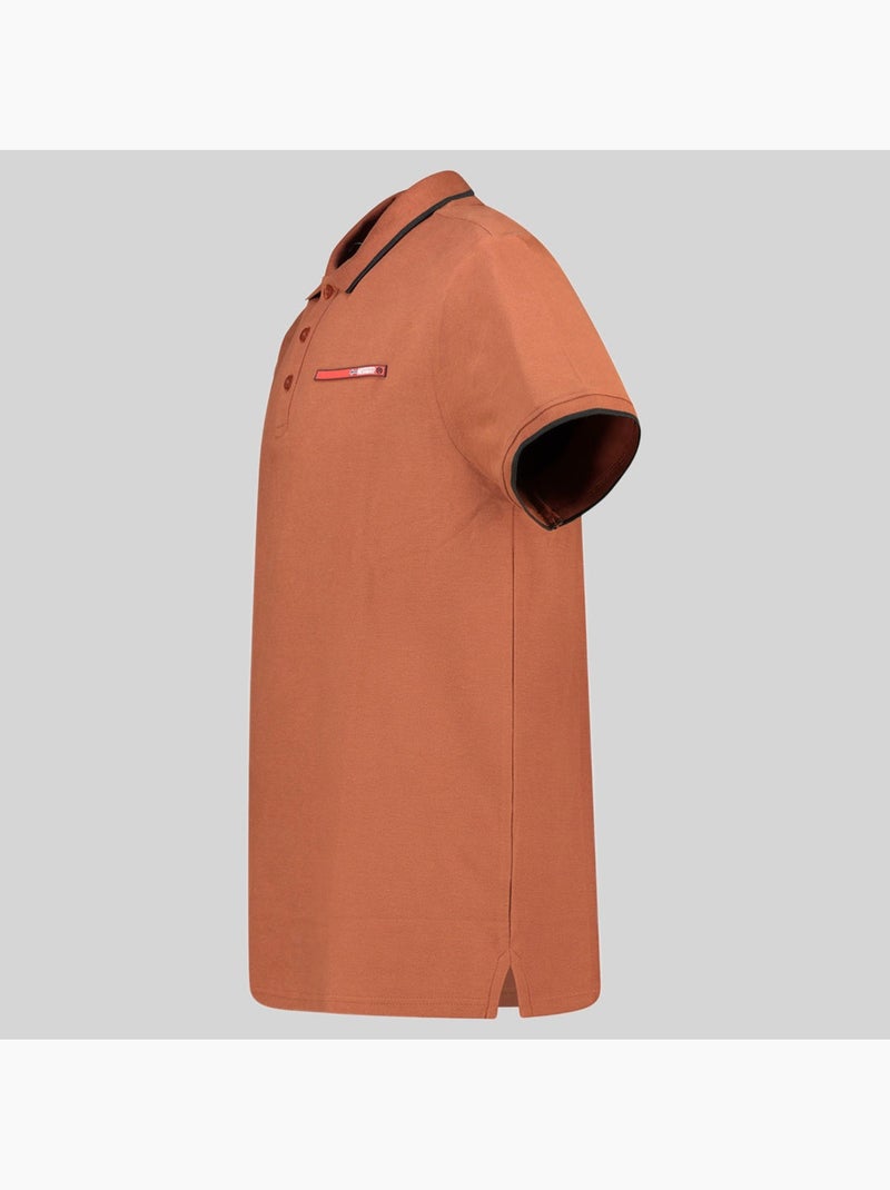 Polo karem – geographical norway Rouge brique - Kiabi