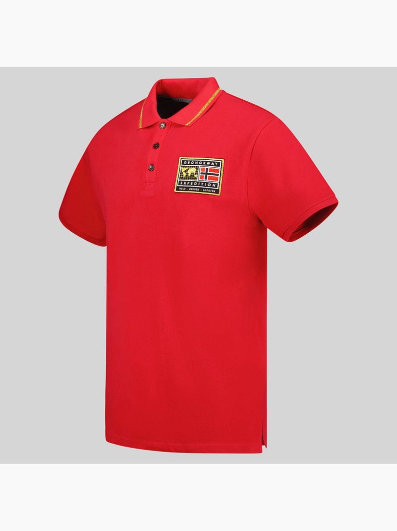 Polo karite – geographical norway Rouge - Kiabi