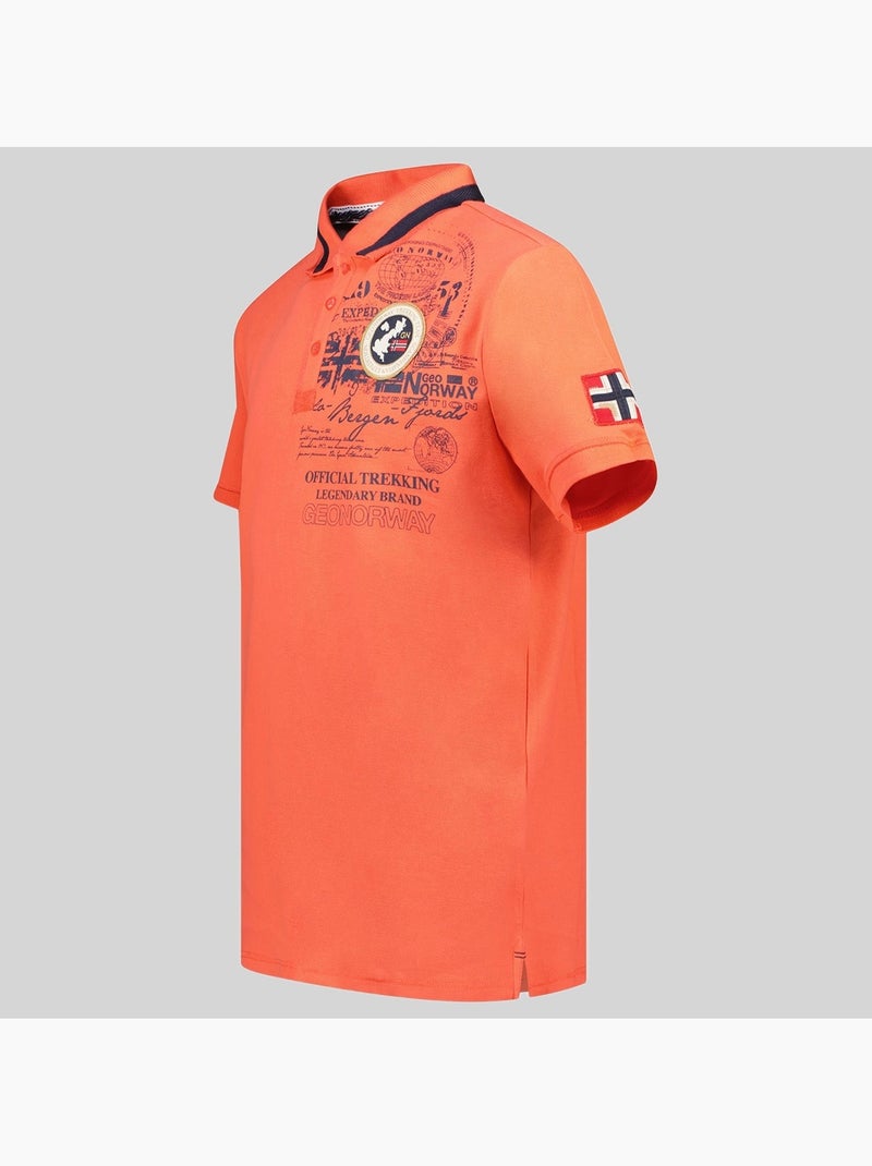 Polo karuen – geographical norway Corail - Kiabi