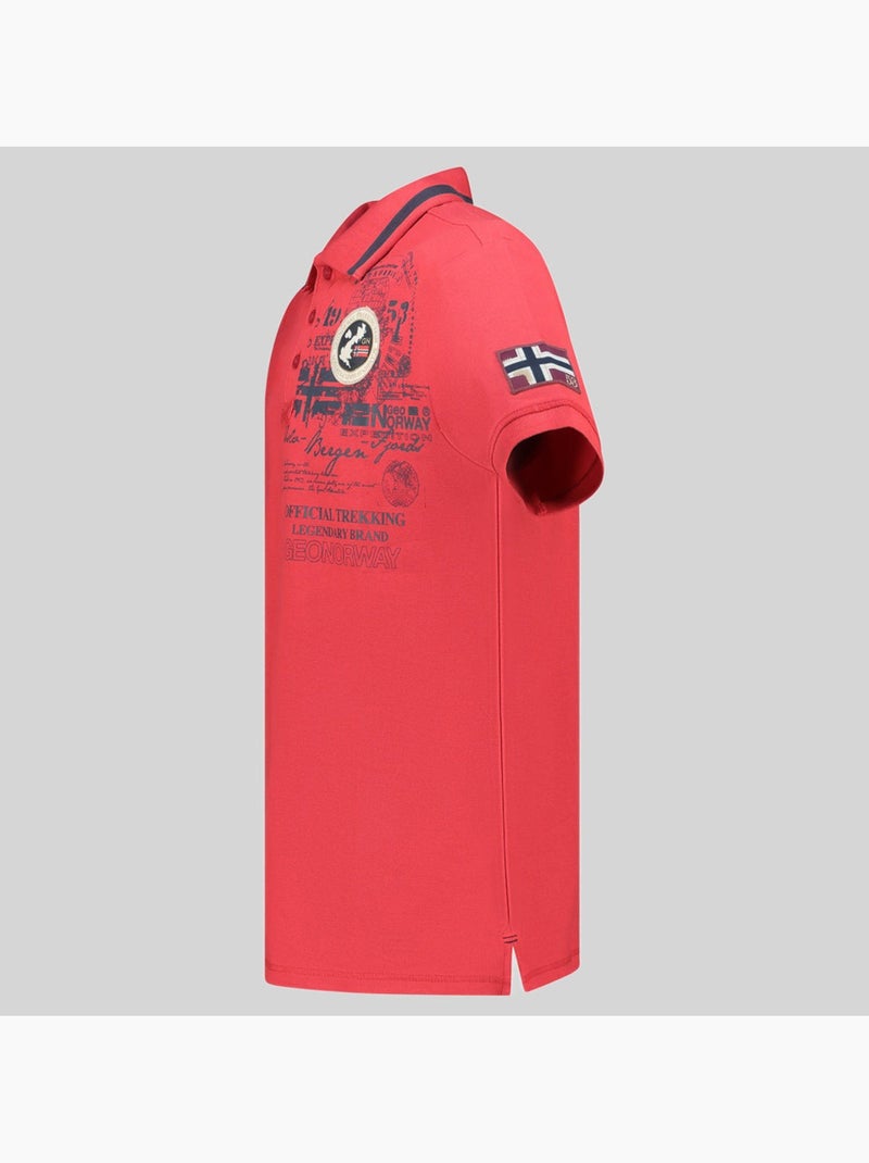 Polo karuen – geographical norway Rouge - Kiabi