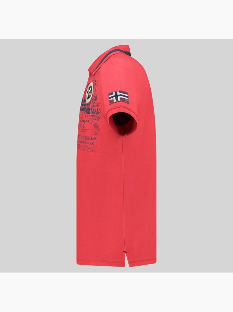 Polo karuen – geographical norway Rouge - Kiabi