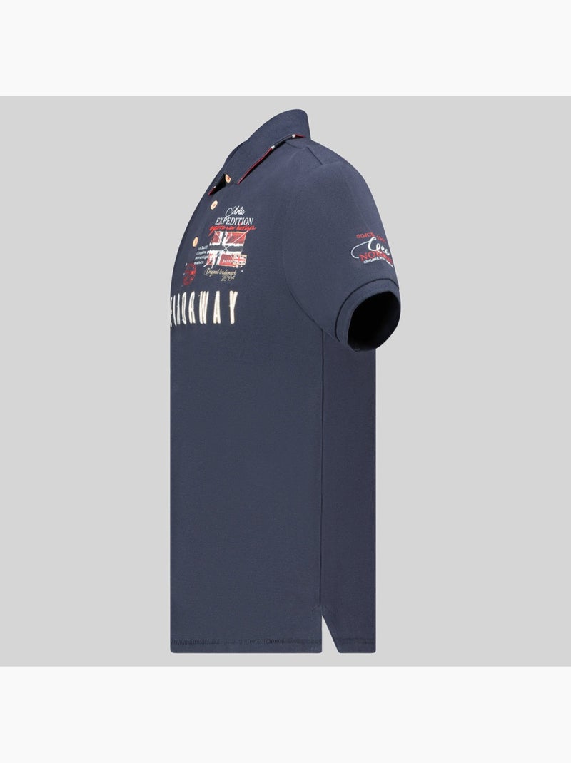 Polo kason – geographical norway Bleu marine - Kiabi