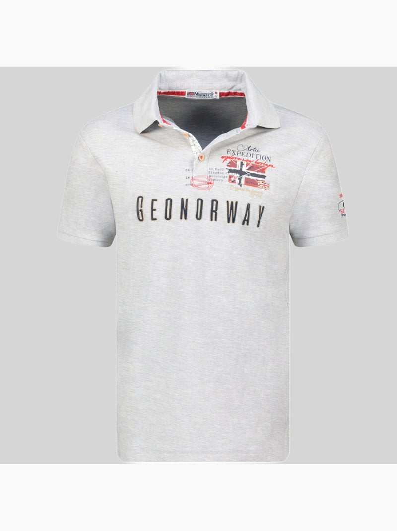 Polo kason – geographical norway Gris clair - Kiabi