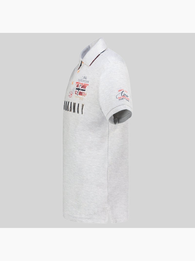 Polo kason – geographical norway Gris clair - Kiabi
