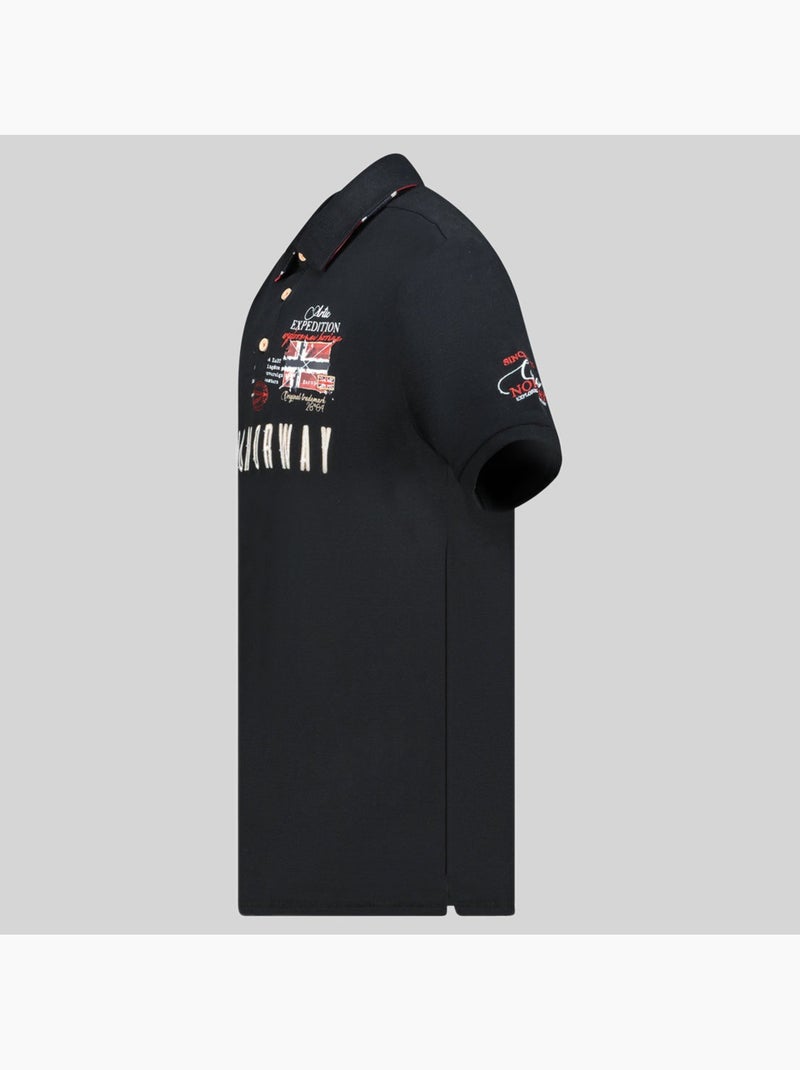 Polo kason – geographical norway Noir - Kiabi