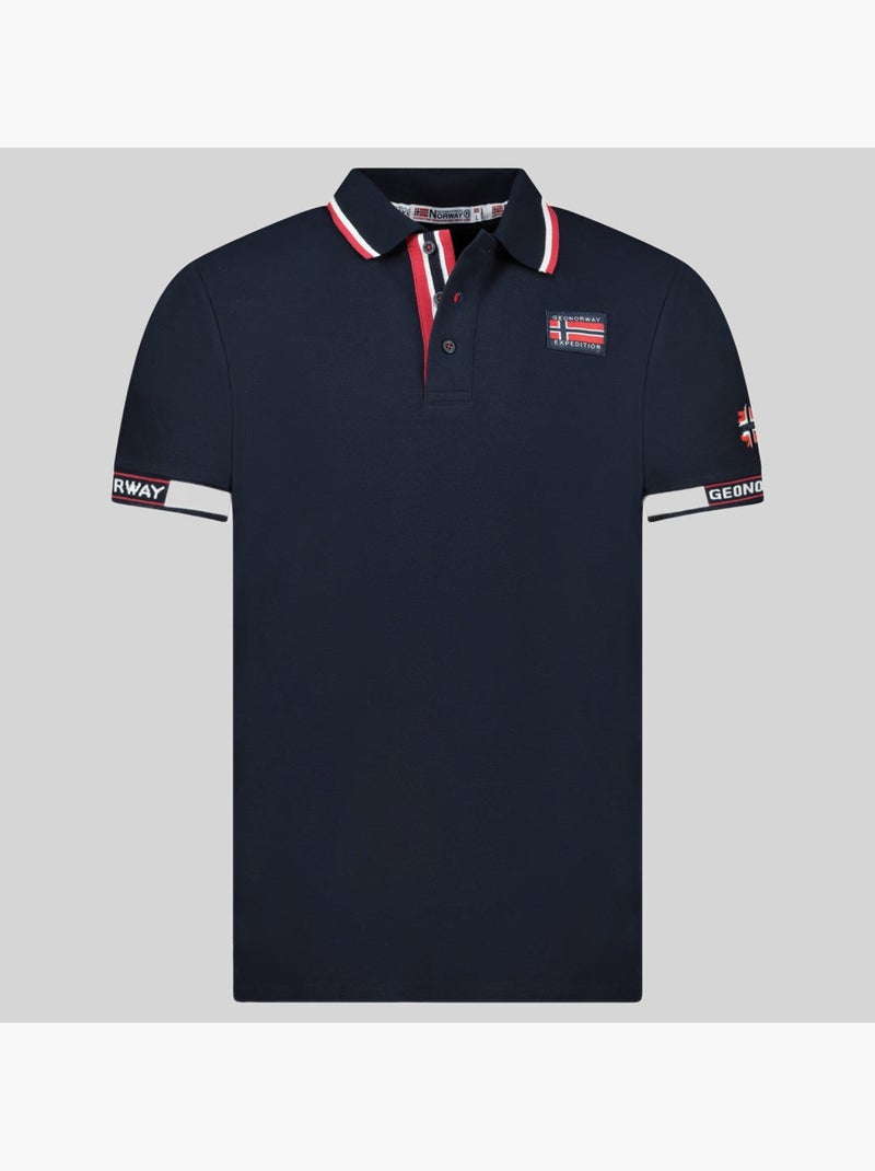 Polo kauge – geographical norway Bleu marine - Kiabi