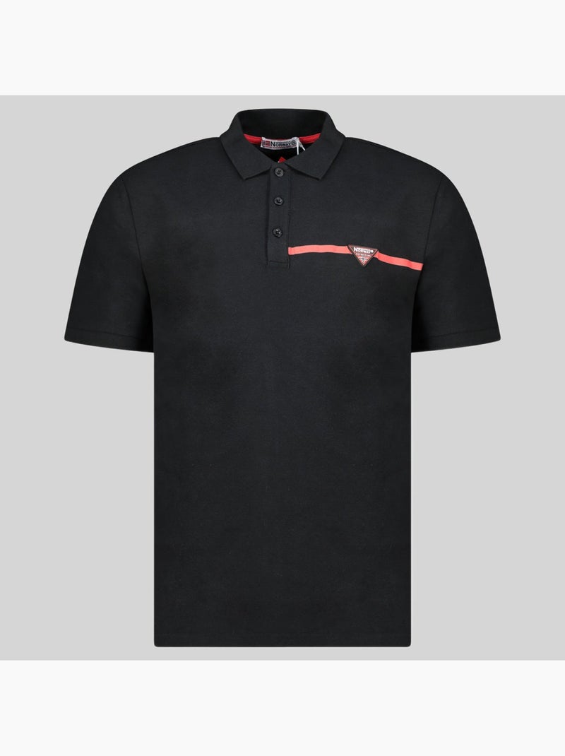 Polo kelif – geographical norway Noir - Kiabi