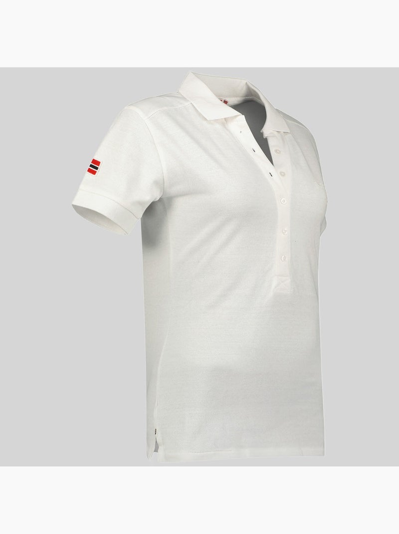 Polo kelly – geographical norway Blanc - Kiabi