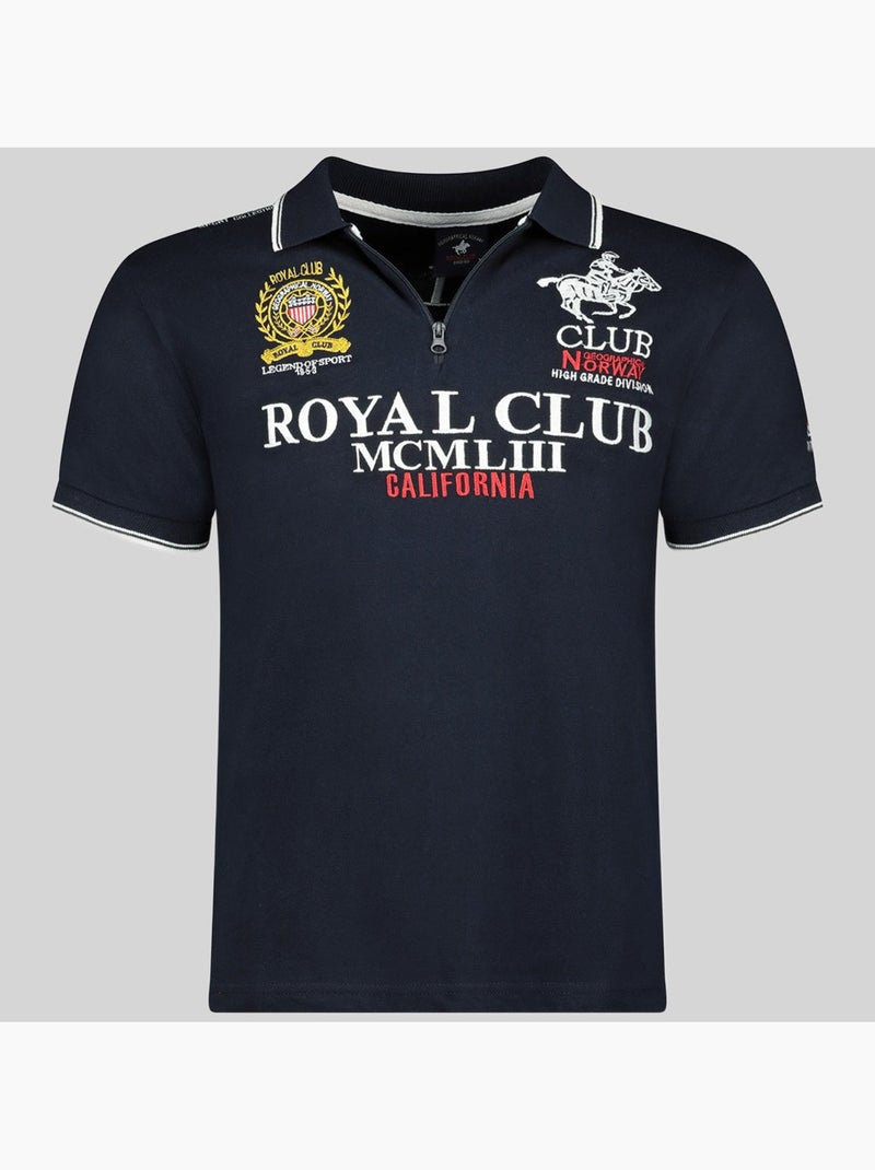 Polo keratine – geographical norway Bleu marine - Kiabi