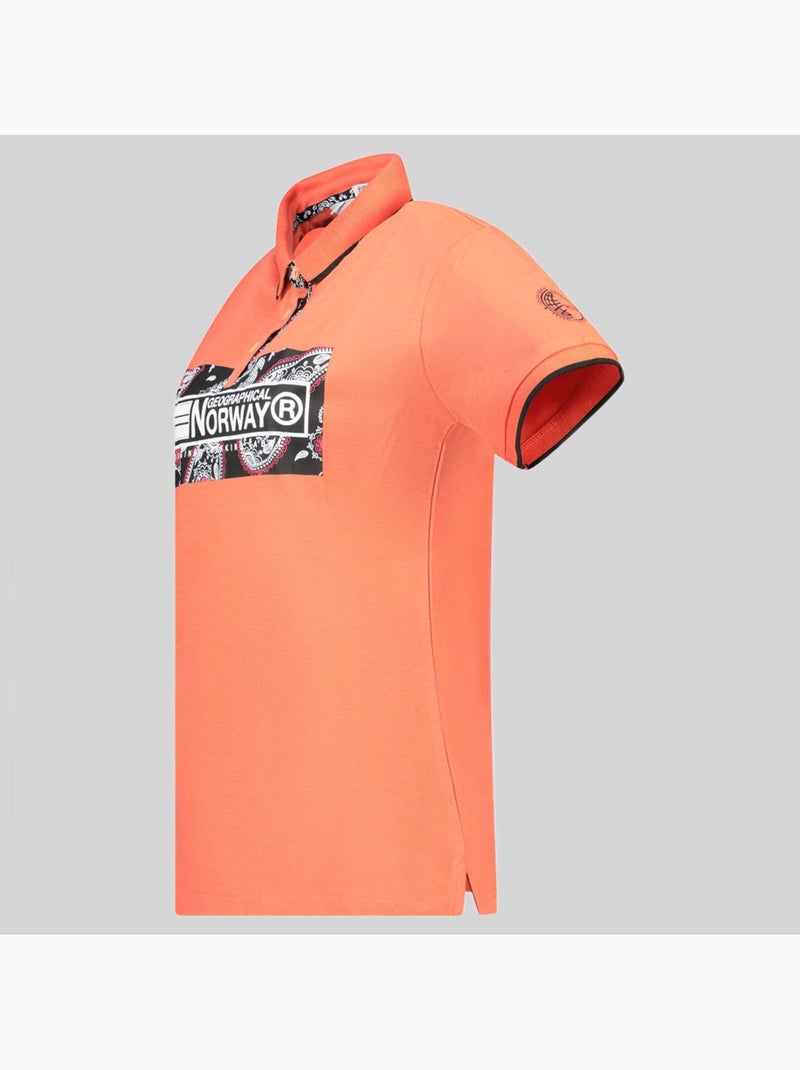 Polo kesley – geographical norway Corail - Kiabi