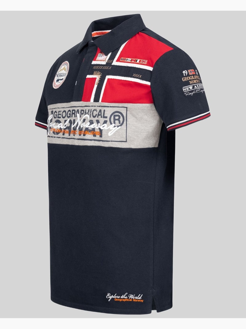 Polo kidney – geographical norway Bleu marine - Kiabi