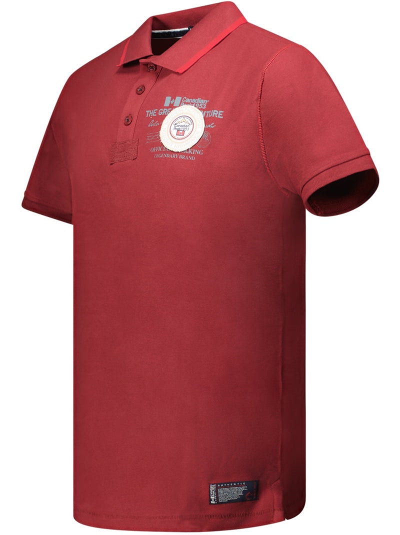 Polo kilsvikeak – canadian peak Bordeaux - Kiabi