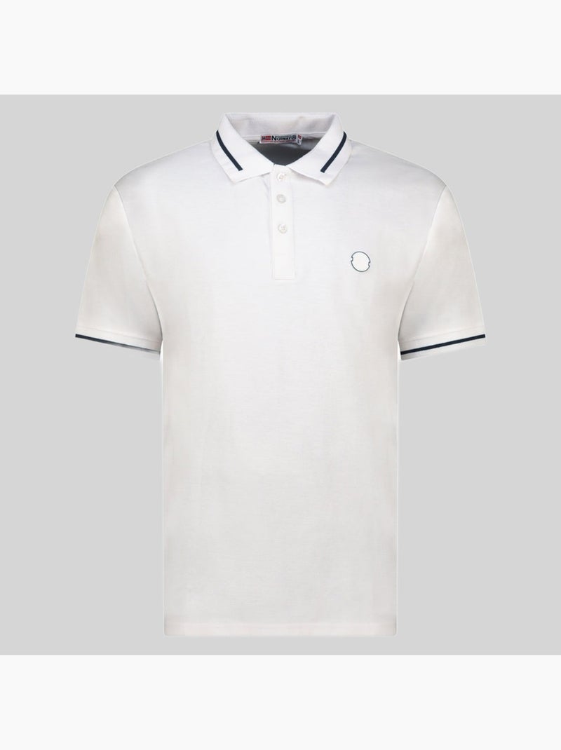 Polo klerio – geographical norway Blanc - Kiabi