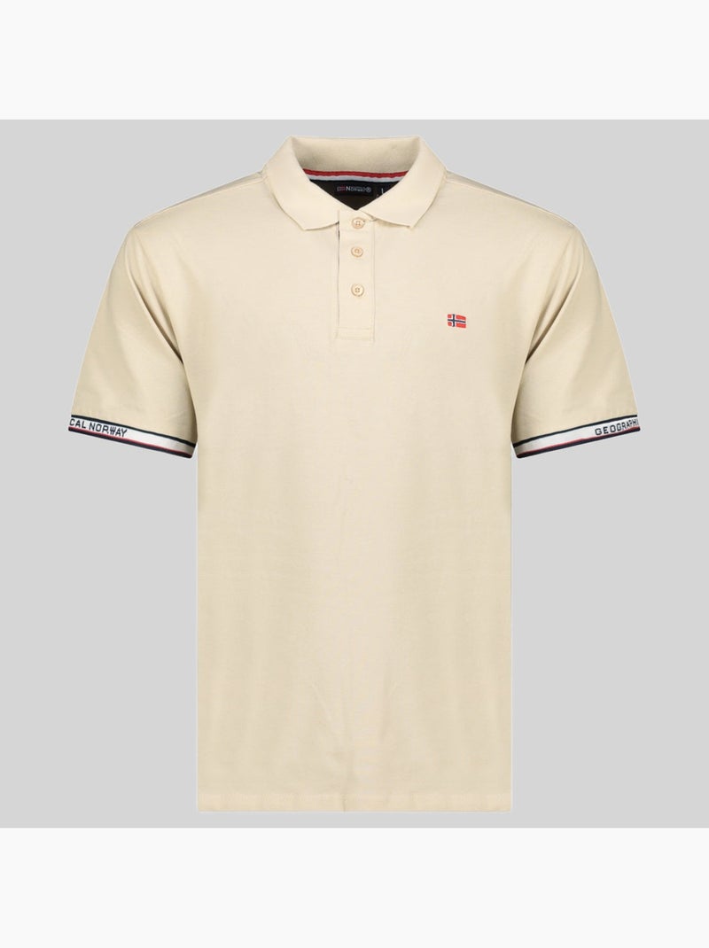 Polo koliar – geographical norway Blanc cassé - Kiabi