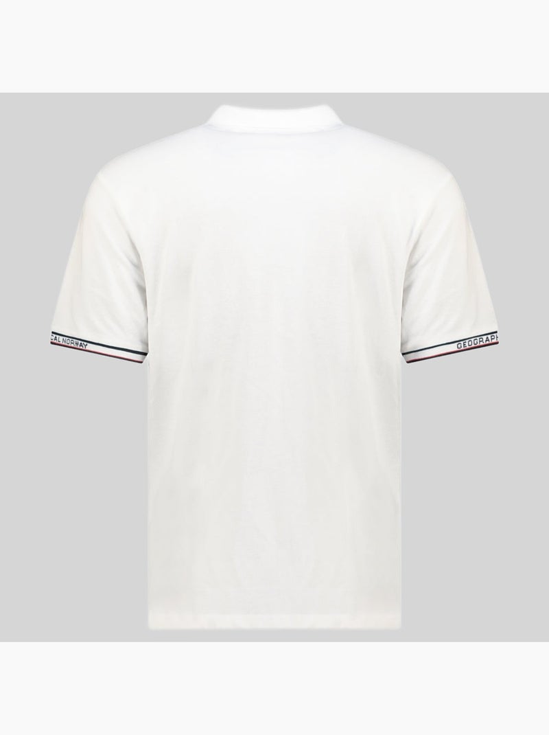 Polo koliar – geographical norway Blanc - Kiabi