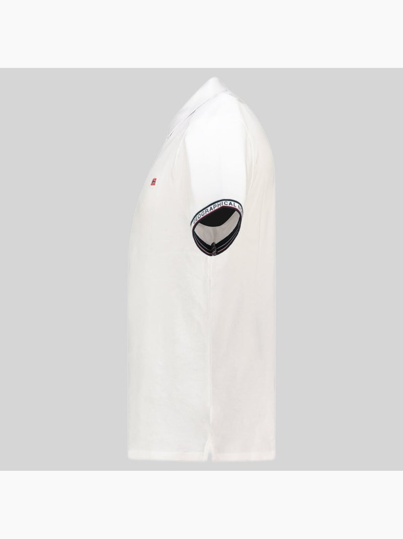 Polo koliar – geographical norway Blanc - Kiabi