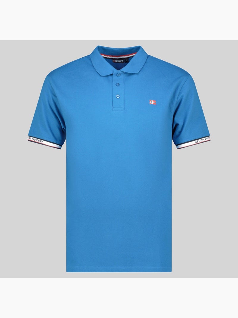 Polo koliar – geographical norway Bleu - Kiabi