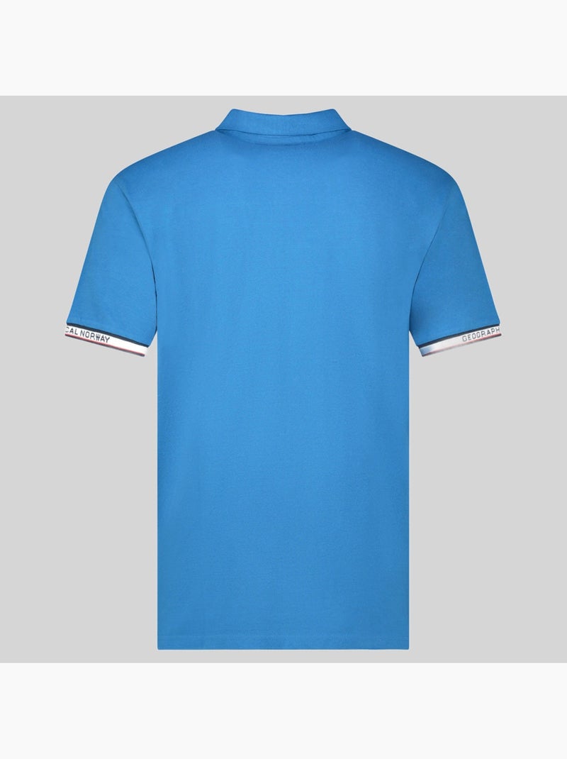 Polo koliar – geographical norway Bleu - Kiabi