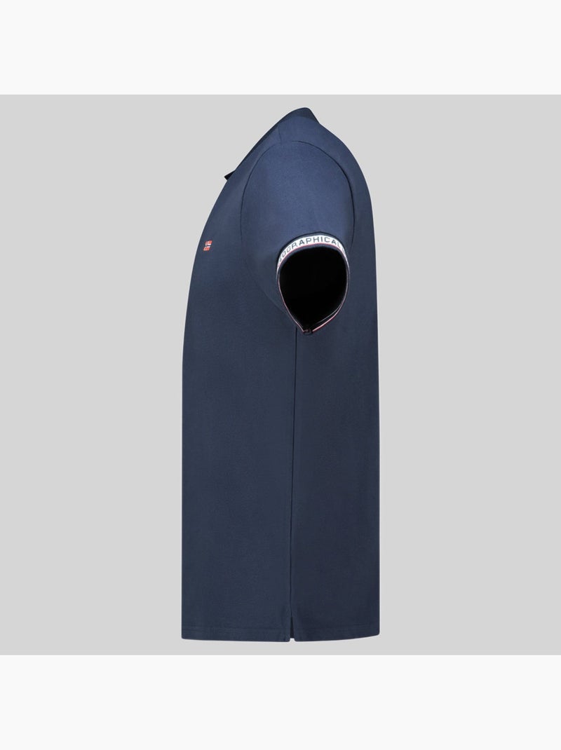 Polo koliar – geographical norway Bleu marine - Kiabi