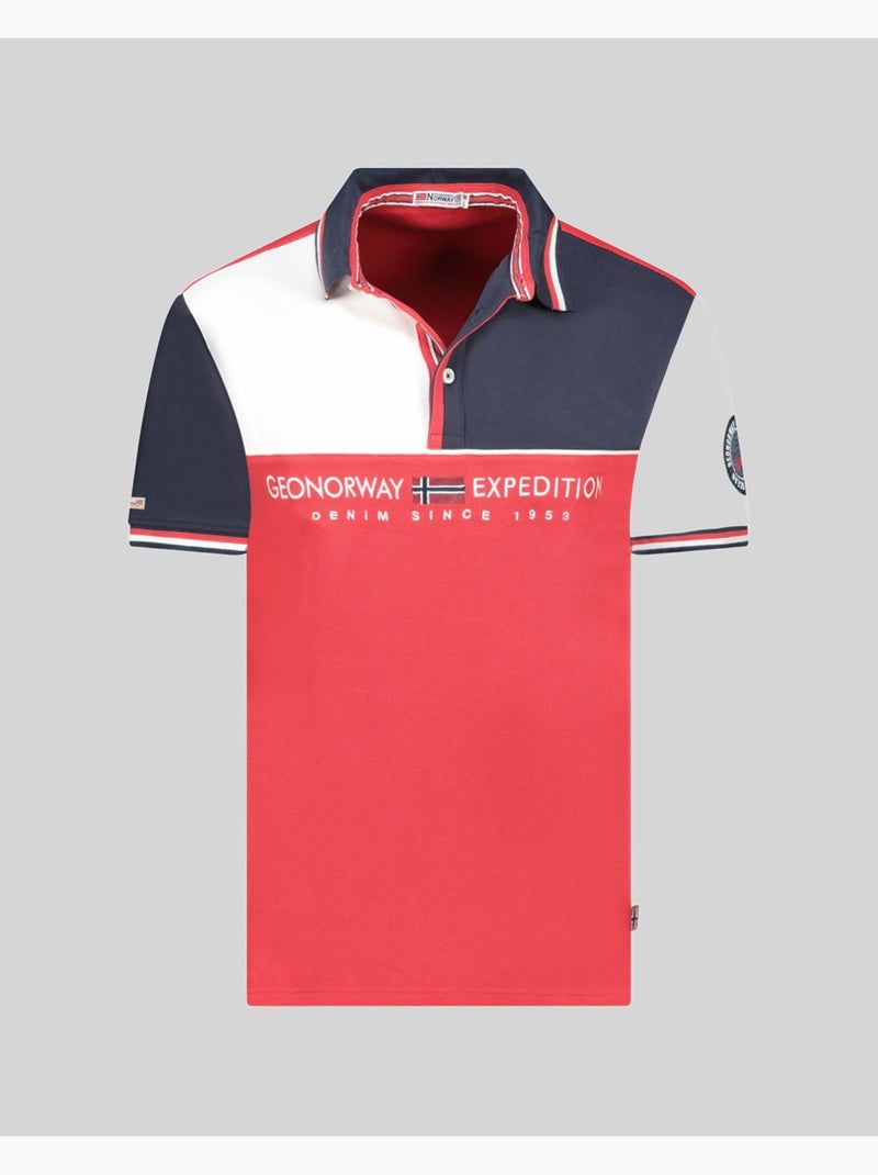 Polo kondo – geographical norway Rouge - Kiabi