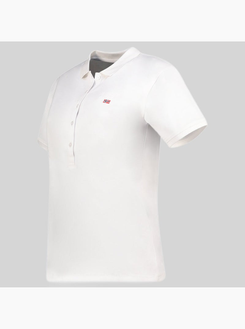 Polo krystaline – geographical norway Blanc - Kiabi