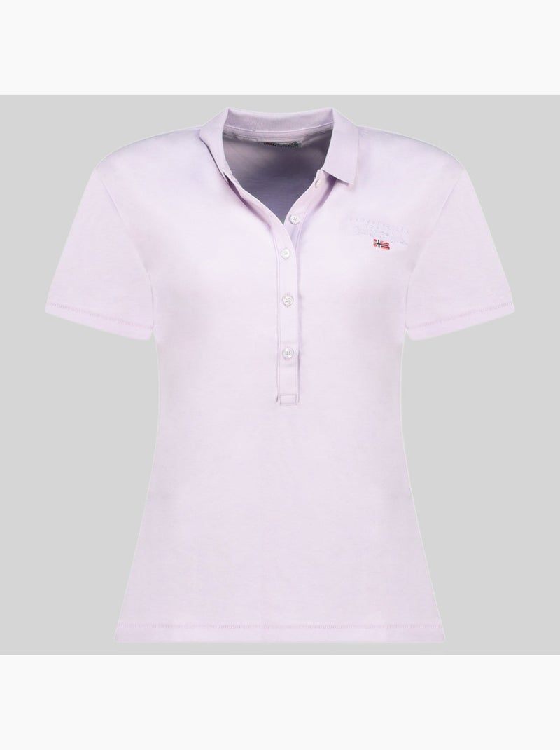 Polo krystaline – geographical norway Mauve lilas - Kiabi